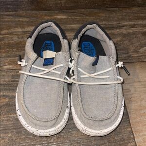 Hey Dude Kids Gray Slippers